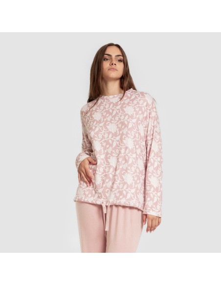 Pijama largo Secret mujer Amira rosette