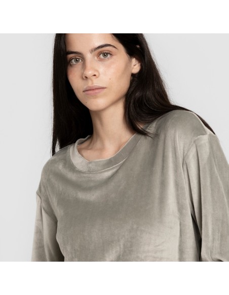 Pijama terciopelo super soft Raya Seasonal verde