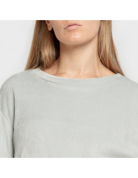 Pijama terciopelo super soft mujer Nubecita verde tiffany