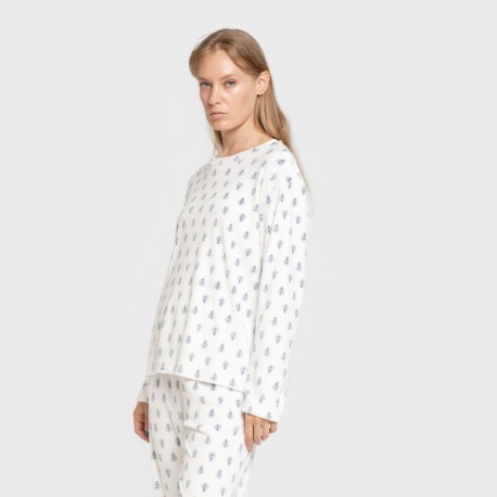 Pijama terciopelo super soft mujer Nemo indigo