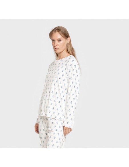 Pijama terciopelo super soft mujer Nemo indigo