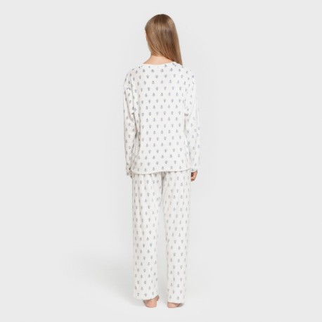 Pijama terciopelo super soft mujer Nemo indigo