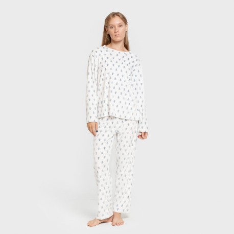 Pijama terciopelo super soft mujer Nemo indigo