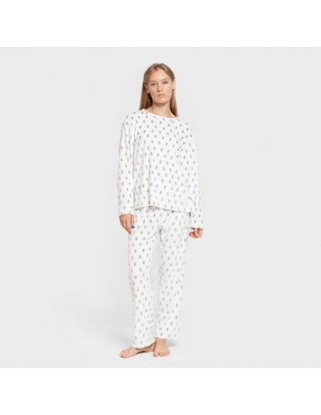 Pijama terciopelo super soft mujer Nemo indigo