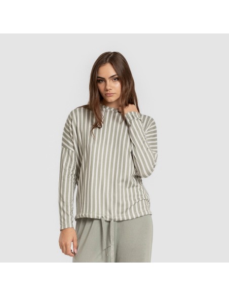 Pijama largo Secret mujer Raya Marsella verde caceria Pijama largo Secret mujer Raya Marsella verde caceria