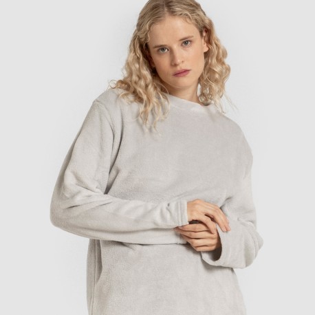 Pijama terciopelo liso