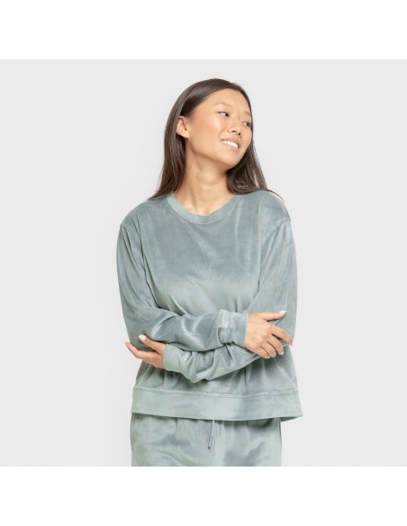 Pijama terciopelo super soft liso