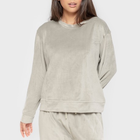 Pijama terciopelo super soft liso