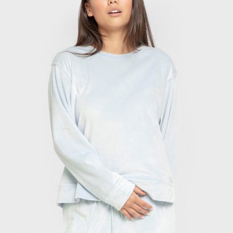 Pijama terciopelo super soft liso