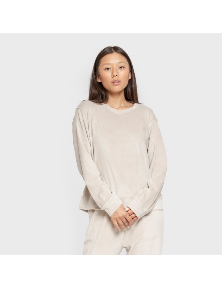 Pijama terciopelo super soft liso