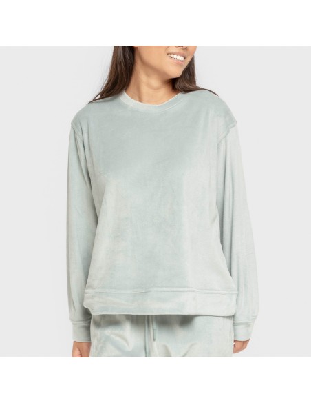 Pijama terciopelo super soft liso