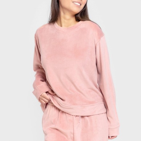 Pijama terciopelo super soft liso