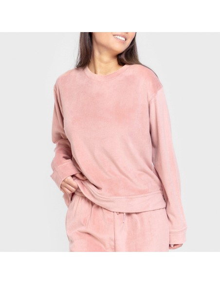 Pijama terciopelo super soft liso