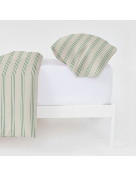 Funda nórdica algodón Amunia verde keike Funda nórdica algodón Amunia verde keike
