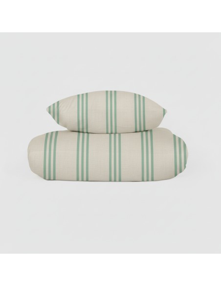 Funda nórdica algodón Amunia verde keike Funda nórdica algodón Amunia verde keike