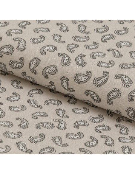 Funda nórdica algodón Chili verde seco - topo Funda nórdica algodón Chili verde seco - topo