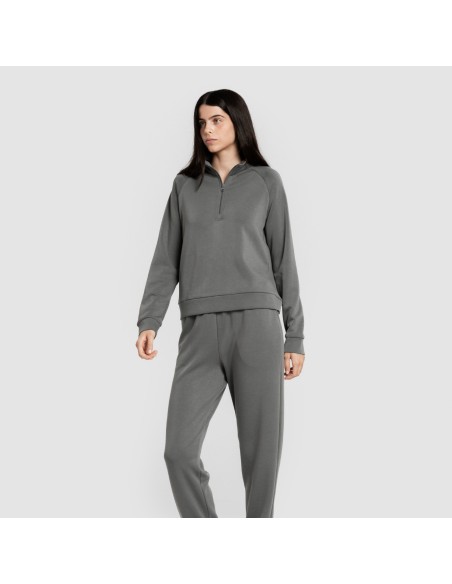 Pantalón jogger fluido mujer