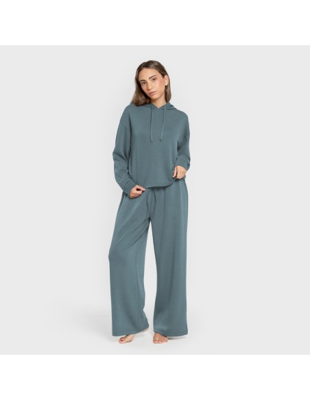 Pantalón largo estilo modal mujer