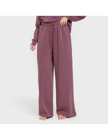 Pantalón largo estilo modal mujer