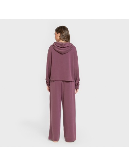 Pantalón largo estilo modal mujer