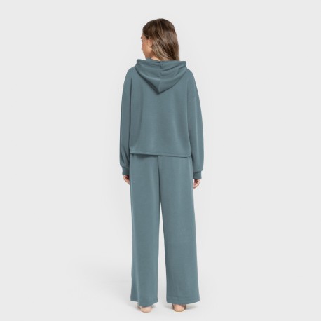 Sudadera capucha estilo modal mujer