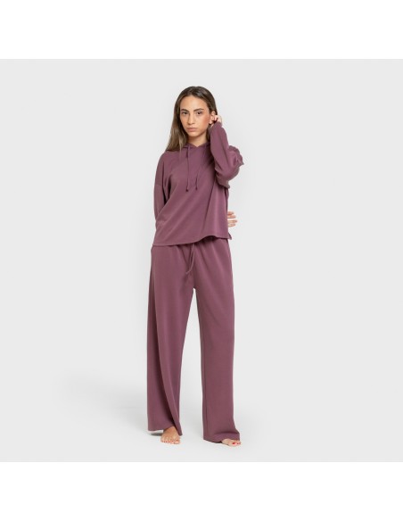 Sudadera capucha estilo modal mujer