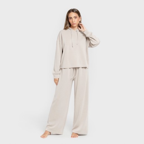 Sudadera capucha estilo modal mujer