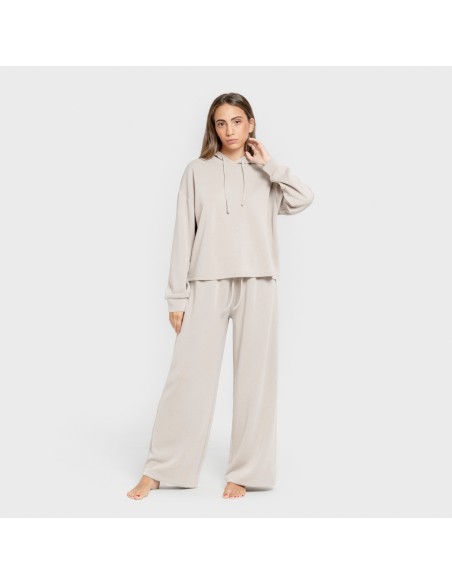 Sudadera capucha estilo modal mujer