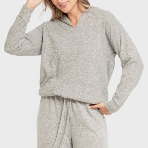 Sudadera capucha new punto extra suave mujer 2