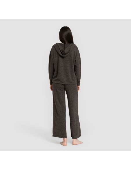 Sudadera capucha new punto extra suave mujer