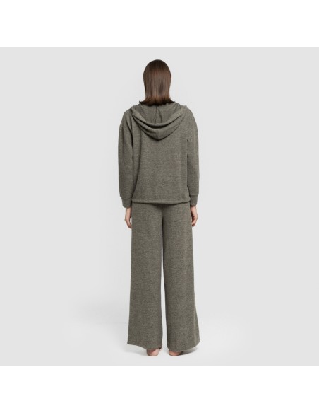 Sudadera capucha new punto extra suave mujer