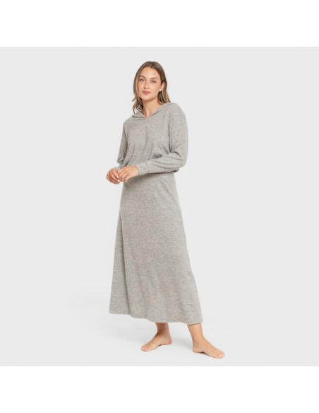 Falda midi evase new punto extra suave