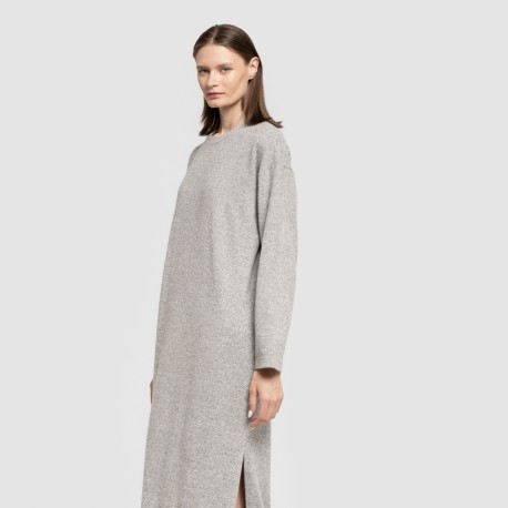 Vestido midi manga larga new punto extra suave