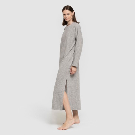 Vestido midi manga larga new punto extra suave