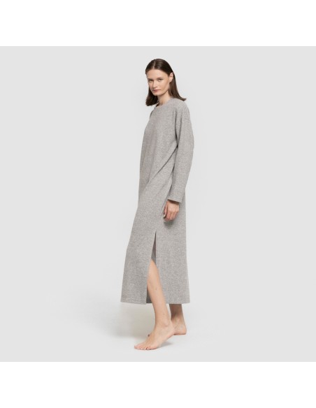 Vestido midi manga larga new punto extra suave