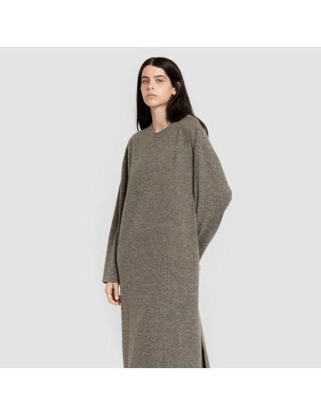 Vestido midi manga larga new punto extra suave