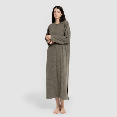 Vestido midi manga larga new punto extra suave