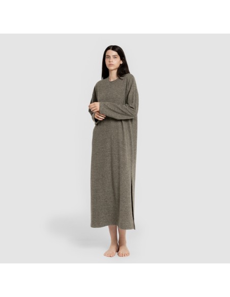 Vestido midi manga larga new punto extra suave