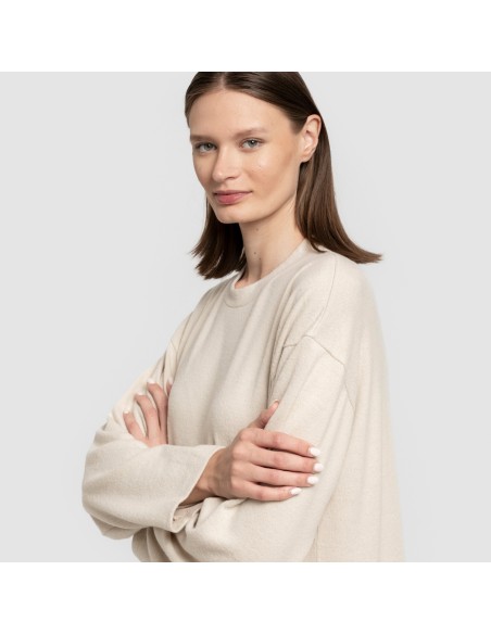 Vestido midi manga larga new punto extra suave