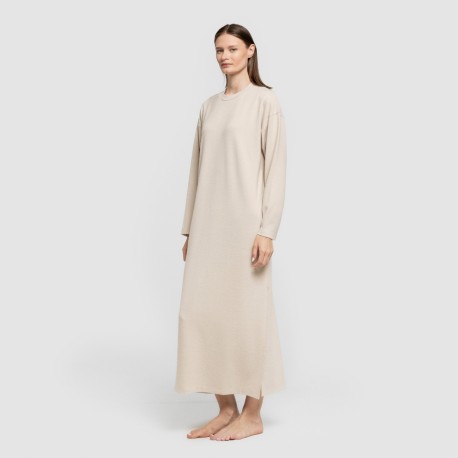 Vestido midi manga larga new punto extra suave