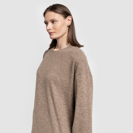 Vestido midi manga larga new punto extra suave