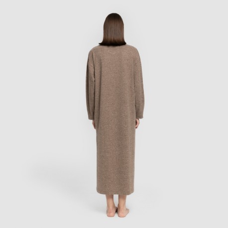 Vestido midi manga larga new punto extra suave