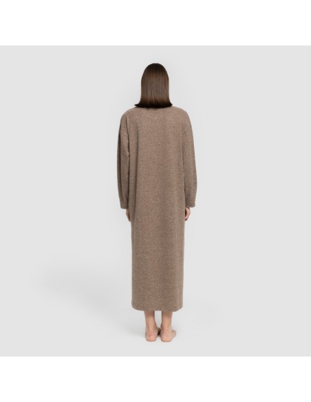 Vestido midi manga larga new punto extra suave