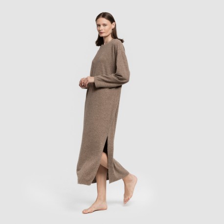 Vestido midi manga larga new punto extra suave