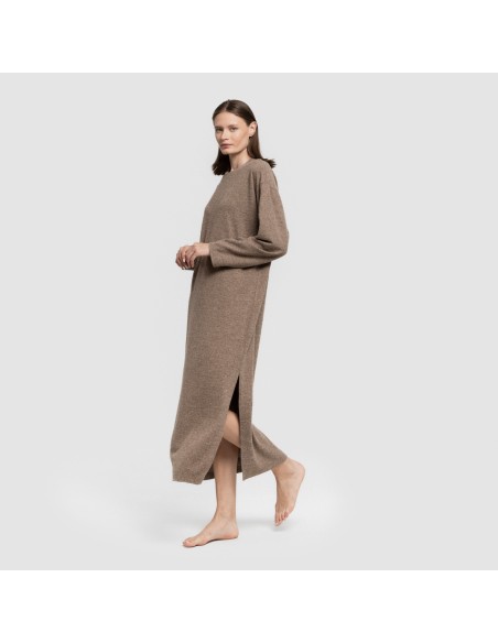 Vestido midi manga larga new punto extra suave