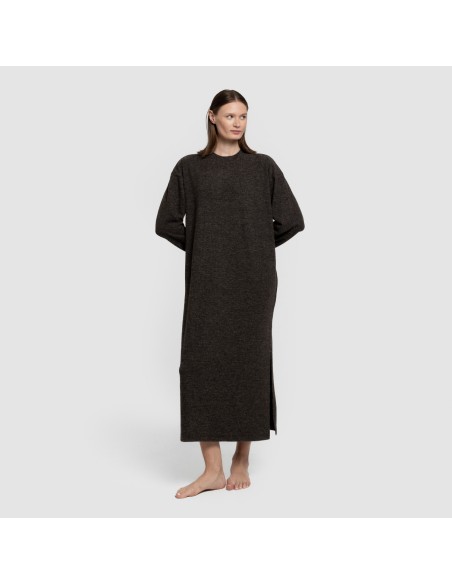 Vestido midi manga larga new punto extra suave