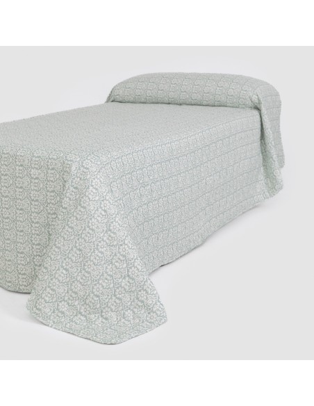 Colcha bouti Matilde verde seco