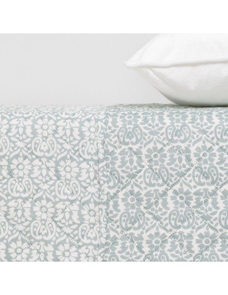 Colcha bouti Matilde verde seco