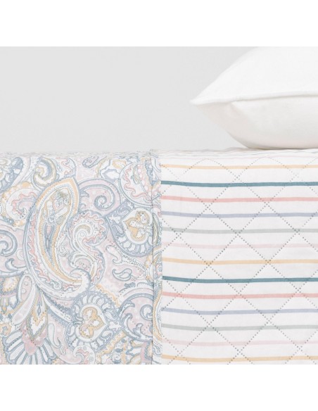 Colcha bouti Cachemir verde seco