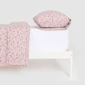 Funda nórdica algodón Alda rosa